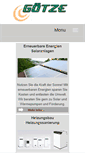 Mobile Screenshot of goetze-wr.de